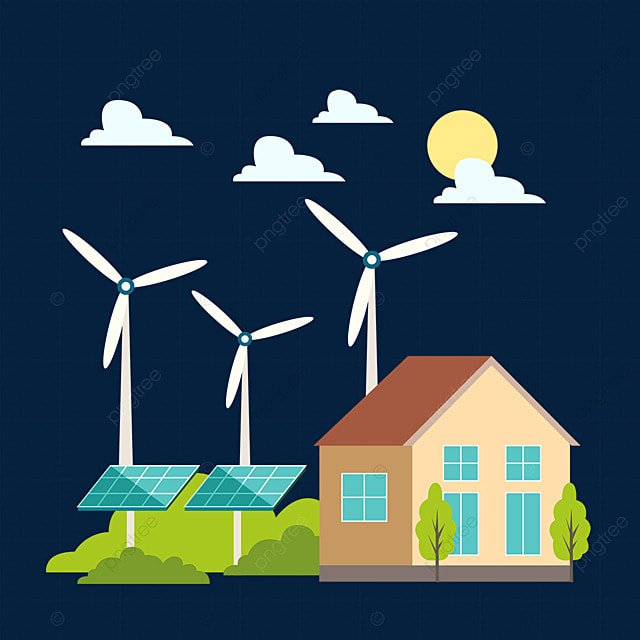 Choosing the Right Home Wind Turbine: A Comprehensive Buyer’s Guide pngtree-house-solar-panel-windmill-green-environmental-protection-energy-illustration-png-image-4040387